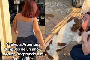 Manuela García emigró a Barcelona y volvió de visita a Buenos Aires para ver a sus seres queridos