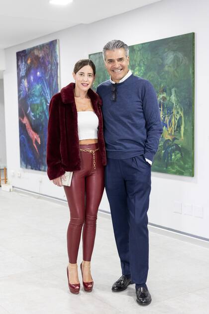 Manuela Rattazzi, hija del empresario Cristiano Rattazzi, ex presidente de Fiat Auto Argentina, junto a su novio, el griego Nicholas Kosmatos, CEO de Sea Link Navigation Ltd.