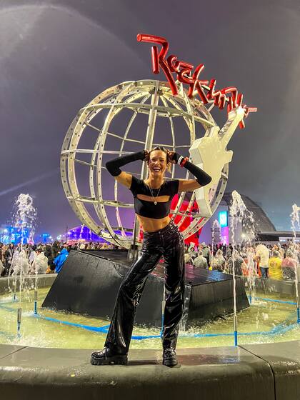 Manuela Viale en Rock in Rio