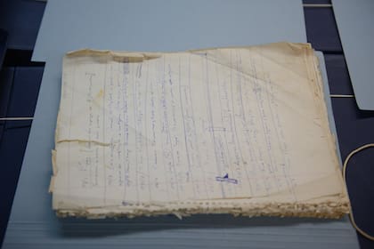 Manuscritos del autor de "Los pichiciegos"