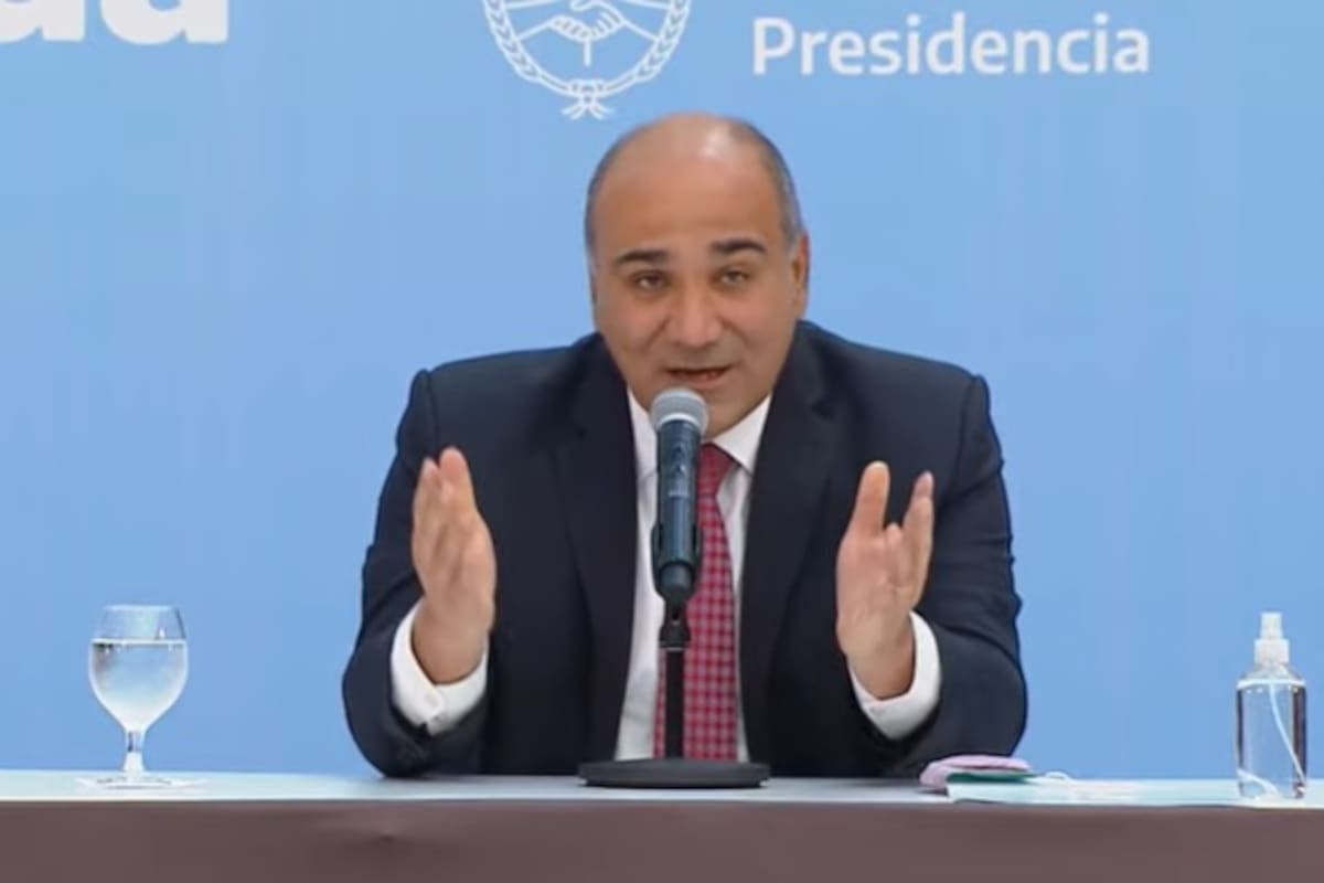 Manzur invocó a Dios durante un anuncio oficial