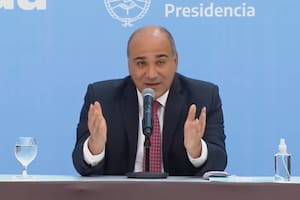 Manzur invocó a Dios durante un anuncio oficial