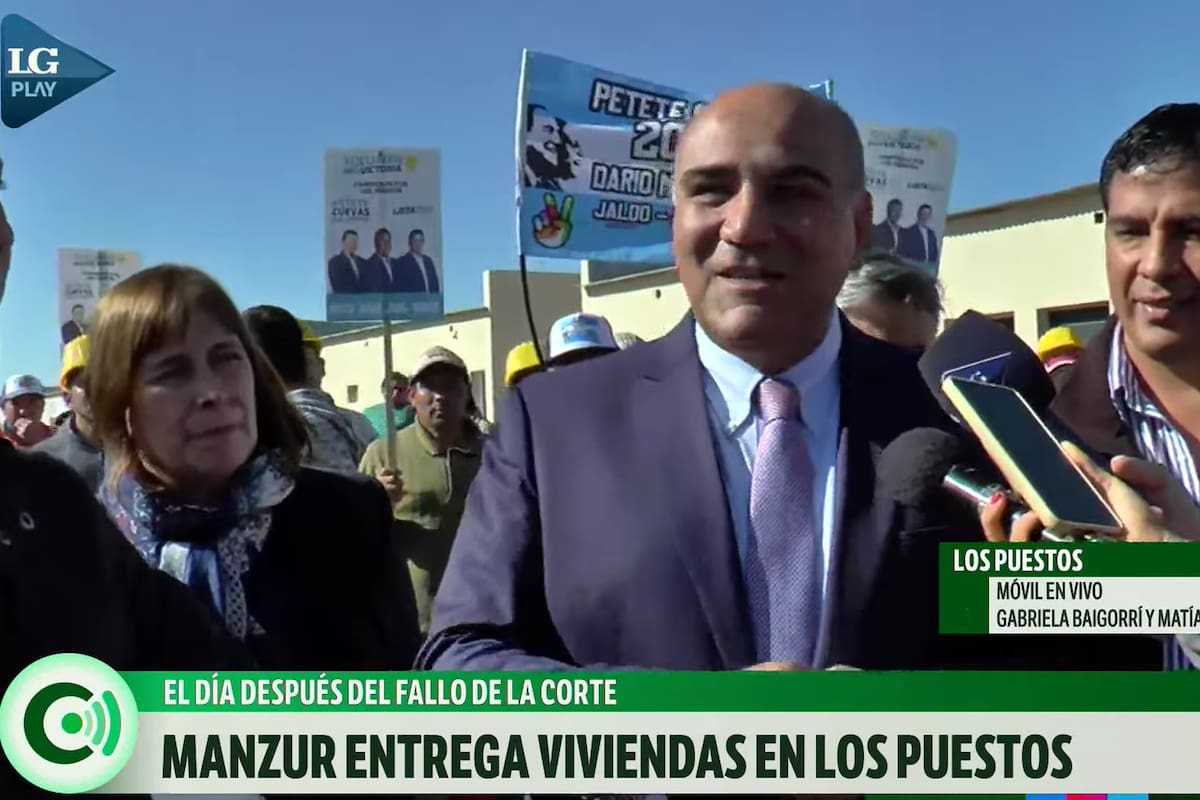 Manzur se refirió al fallo de la corte