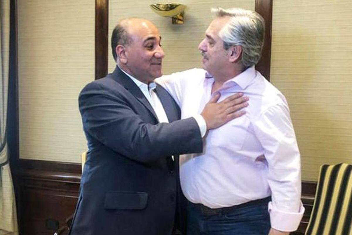 Manzur visitó ayer a Alberto Fernández en el Sanatorio Otamendi