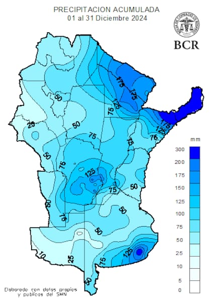 Mapa de agua en el suelo
