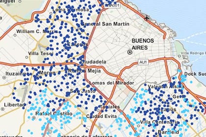 Mapa de cómo fue la votación en el conurbano: la lupa en el primer cordón electoral