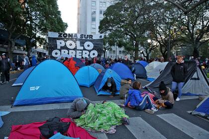 Mapa de cortes: marcha y acampe para pedir por la emergencia alimentaria