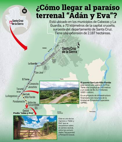 Mapa de la zona