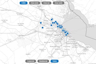 El mapa con los nuevos desarrollos inmobiliarios que se venden en Buenos Aires