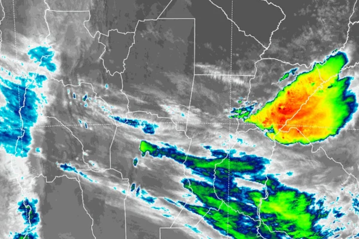 Mapa del SMN para este lunes