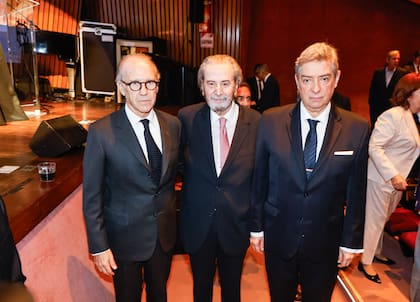Maqueda, junto a los jueces de la Corte Horacio Rosatti y Carlos Rosenkrantz