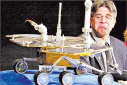 Maqueta del robot Spirit, gemelo del Opportunity