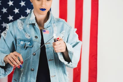 Maquillaje y uñas especiales para el 4 de julio