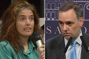 Mar de Centenera, corresponsal del País de España, y Manuel Adorni