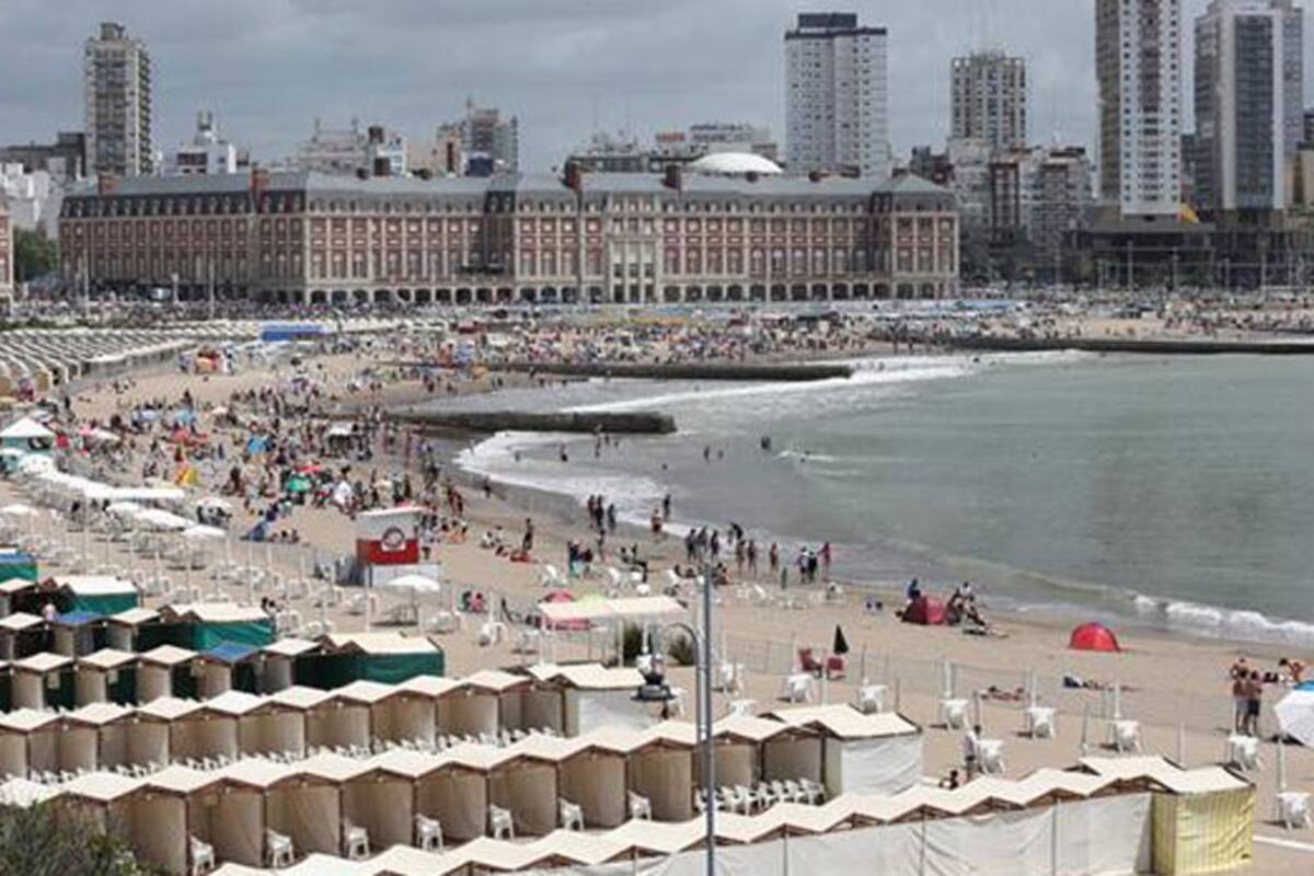 Mar del Plata, en una postal de verano