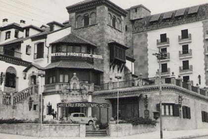 El hotel, en su época de esplendor