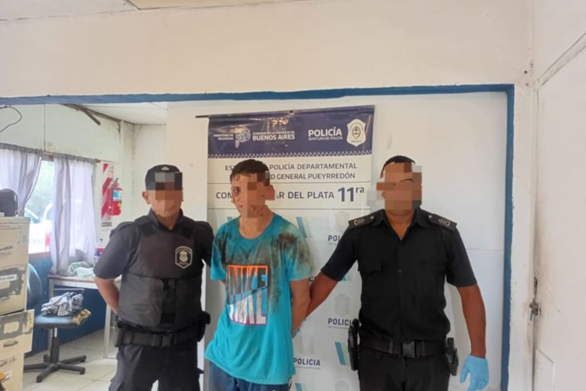 Mar del Plata: robó un auto con una mujer dentro y volcó al intentar huir