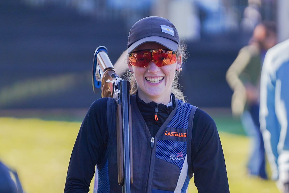Mara Kucharski, la argentina que ganó el oro en skeet femenino en los Juegos Suramericanos 2026