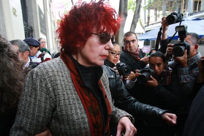 Mara Lamadrid, viuda del escritor