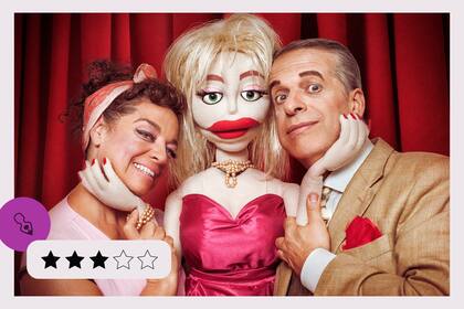 Mara Mantelli, Luly y Román Lamas, protagonistas de Cabecita de papel maché