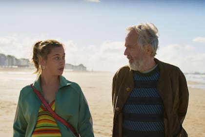 Mara Taquin y Fabrice Luchini en La Petite