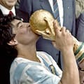 Durante el entretiempo de México-Sudáfrica, homenajearon a la selección argentina campeona del 86