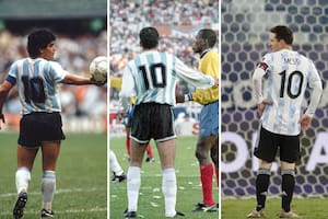 Maradona, el genio rebelde de México 86; Simeone, el corazón valiente de 1991 y 1993; y Messi, la fantasía y el sueño de 2021