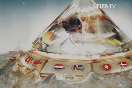 Maradona, en la apertura oficial de la TV para el Mundial del Rusia 2018
