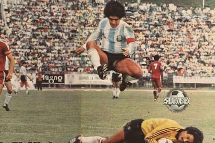 Maradona en San Cristóbal, la tarde en que volvió a la selección en 1985