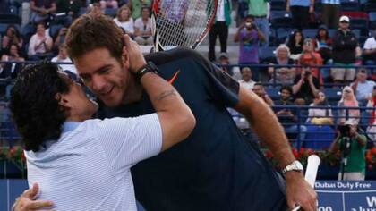 Maradona se reencontrará con Del Potro en la final de la Copa Davis