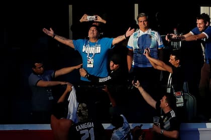 Maradona siempre Maradona, a su estilo