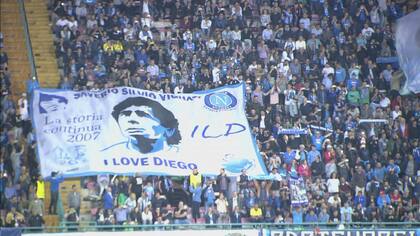 Maradona vive en el corazón de los napolitanos