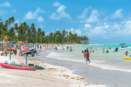 La playa de Barra Grande, en Maragogi