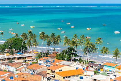 La ciudad de Maragogi, frente al mar