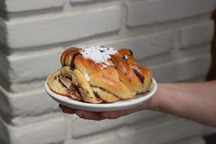 Maraña de naranja y chocolate