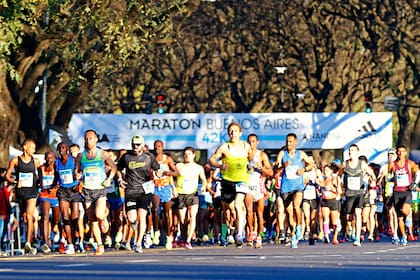 La maratón de Buenos Aires, una cita multitudinaria.