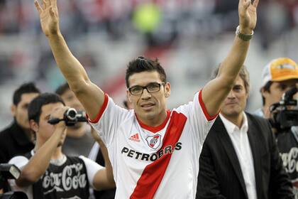 Maravilla estuvo hace poco en la cancha de River y se emocionó