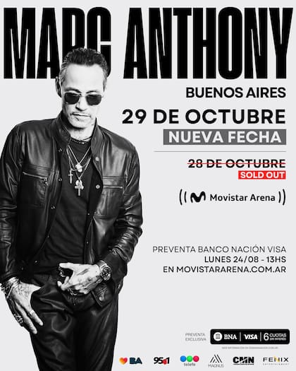 Marc Anthony suma una nueva función en el Movistar Arena