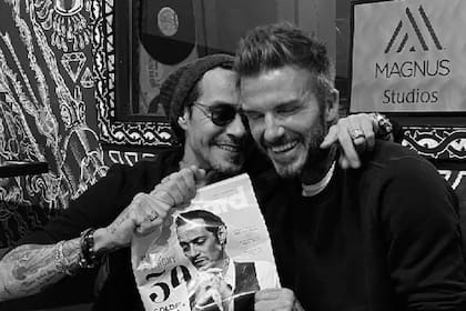 Marc Anthony y David Beckham comparten una relación cercana hace muchos años