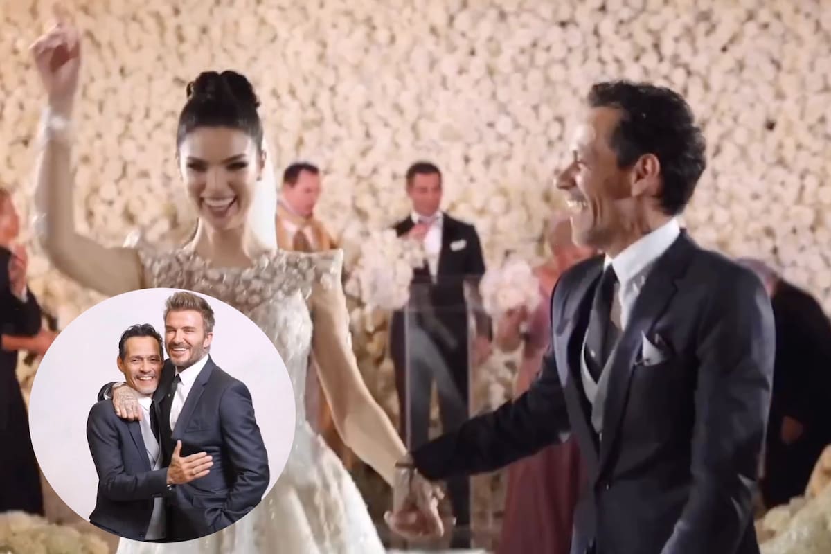 Marc Anthony y Nadia Ferreira se casaron en Miami, rodeados por sus seres queridos