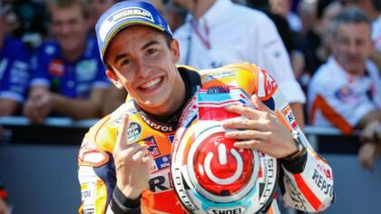 Marc Marquez festejó en Aragón