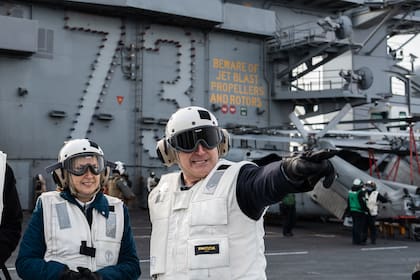 Marc Stanley, embajador de Estados Unidos, y Diana Mondino, canciller