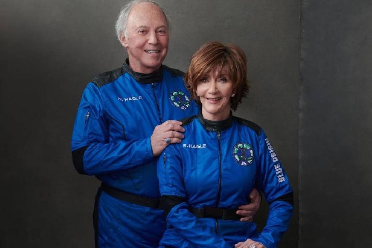 Marc y Sharon Hagle fueron el primer matrimonio en un vuelo espacial comercial y tenían una demanda contra el fallecido empresario Stockton Rush