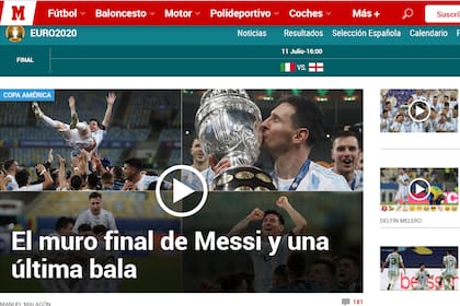 Marca, como era de esperar, con el foco en Messi: "¿Cómo era eso de pecho frío?"