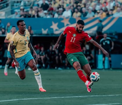 Marcando el 1 a 0 parcial ante Brasil.