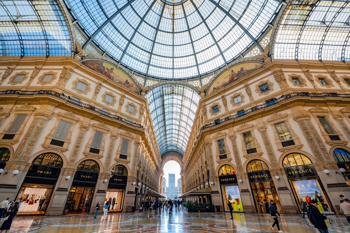 Marcas de lujo en Milán, Italia
