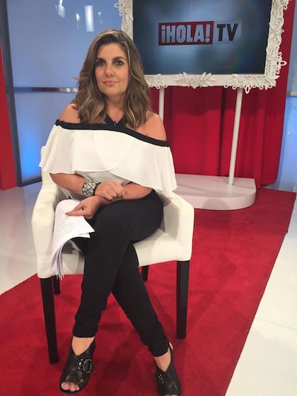 Marcela Berbari, cuando estaba en ¡Hola! TV