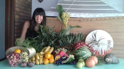 Marcela Bimonte daba talleres de reiki