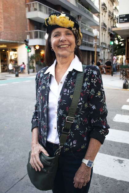 Marcela Duffy, discreta y elegante