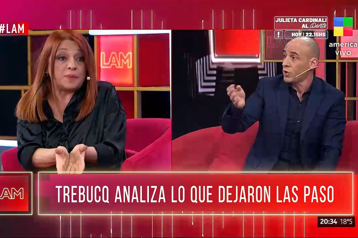 Marcela Feudale y Esteban Trebucq tuvieron un fuerte intercambio en LAM este miércoles